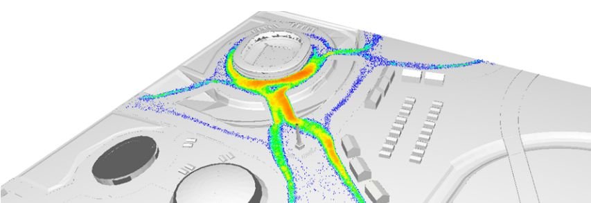 Pedestrian Density, London Olympic Stadium
