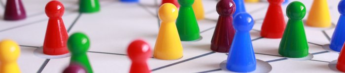 plastic people counters on a network