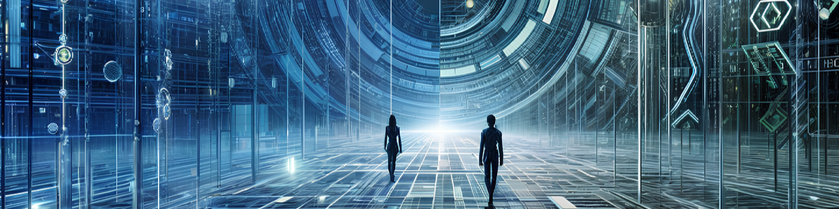 people in digital environment