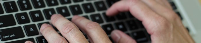 keyboard with hands
