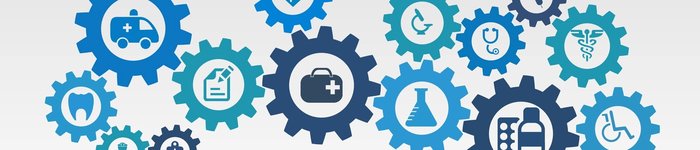 cogwheels with health images