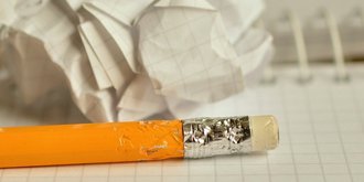 pencil and notepad
