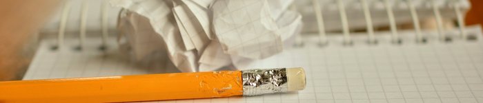 pencil and notepad