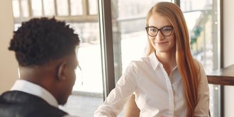 an interview
