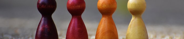 wooden people counters