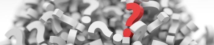 red question mark