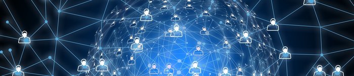 digital network of people